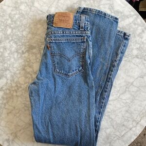 Vintage Levi's 505 90s orange tab Blue Jeans